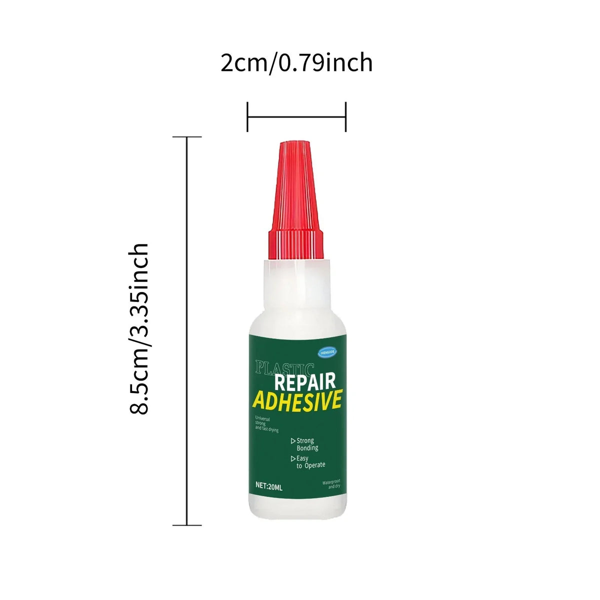 Car Bumper Plastic Adhesive Heavy Duty Repair Glue Strong Bond No Welding