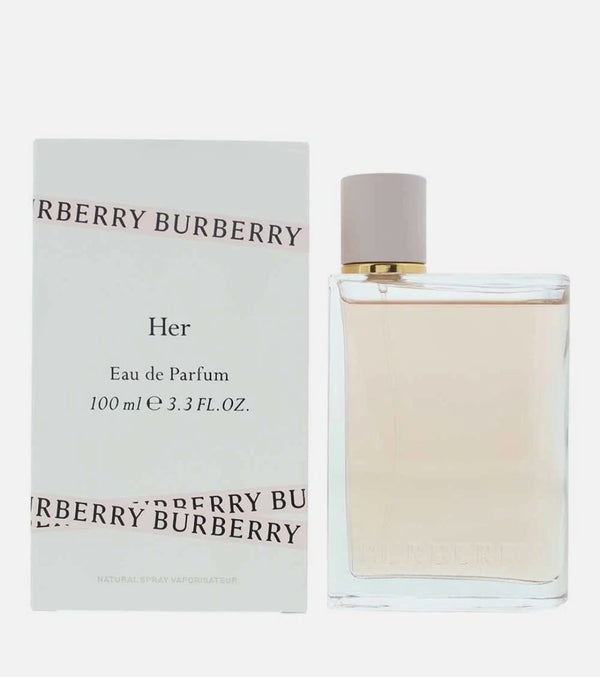 Burberry Her Eau de Parfum 100ml (3.3 fl oz) | Women's Sweet Fruity Gourmand Fragrance | Youthful Luxury Perfume