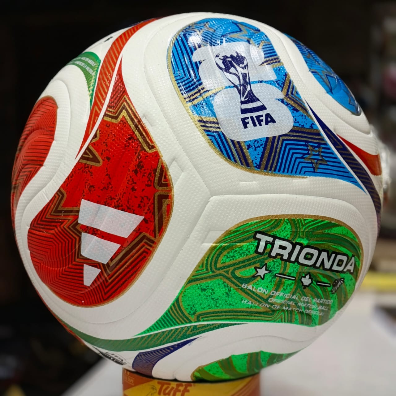 TRIONDA Official Match Soccer Ball Size 5 | FIFA Tournament Replica Football