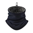 Black Winter Neck Gaiter – Warm Fleece Face Cover & Neck Warmer for Cold Weather